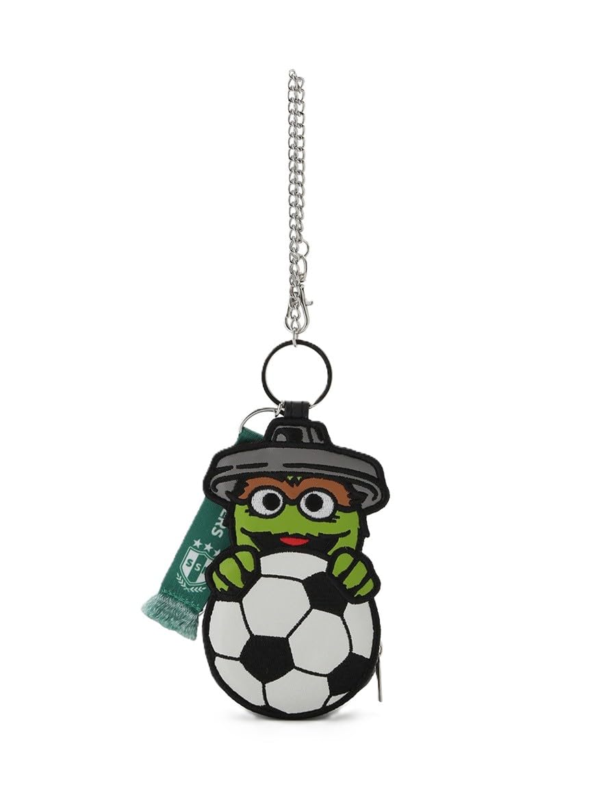 Street Soccer Pouch SSMUGB263218 Unisex GRN F [Sesame Market] Die-cut