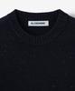 BLOND9 Mixed Yarn Round Knit_Navy
