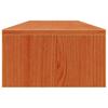Monitor Stand Wax Brown 100 X 27 X 15 Cm Solid Pine Wood