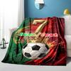 1PC Custom Name "Portuguese Soccer Legend" outdooor Flannel blankets Throw Blanket All-Season Throw Gift Bedspread for Couch, Bed, Camping Holiday Bir