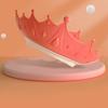 Baby Shower Cap Silicone Crown Shape Ear Protection Adjustable Waterproof Hair Washing Hat for