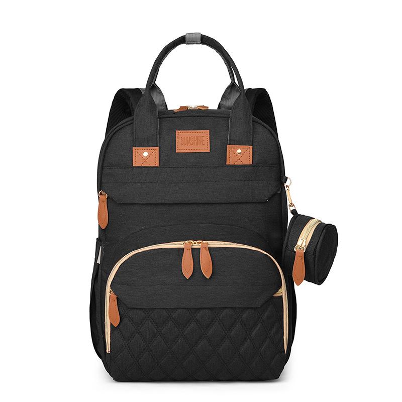 Backpack, Multi-functional Mommy Bag, High-end Mother and Baby Bed Bag, Travel Large-capacity Insulated Backpack