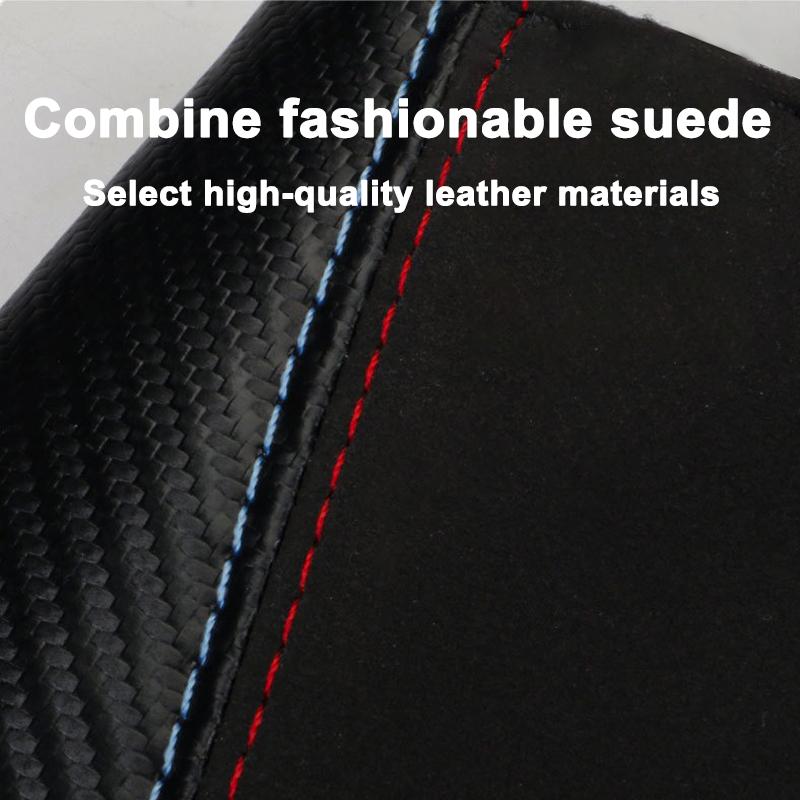Car Hand Brake Cover Power Suede Handbrake Grips Protector For BMW M X1 X3 X4 X5 E46 E90 F20 E60 E39 F10 M1 M2 M3 M5 M6 E87 330D