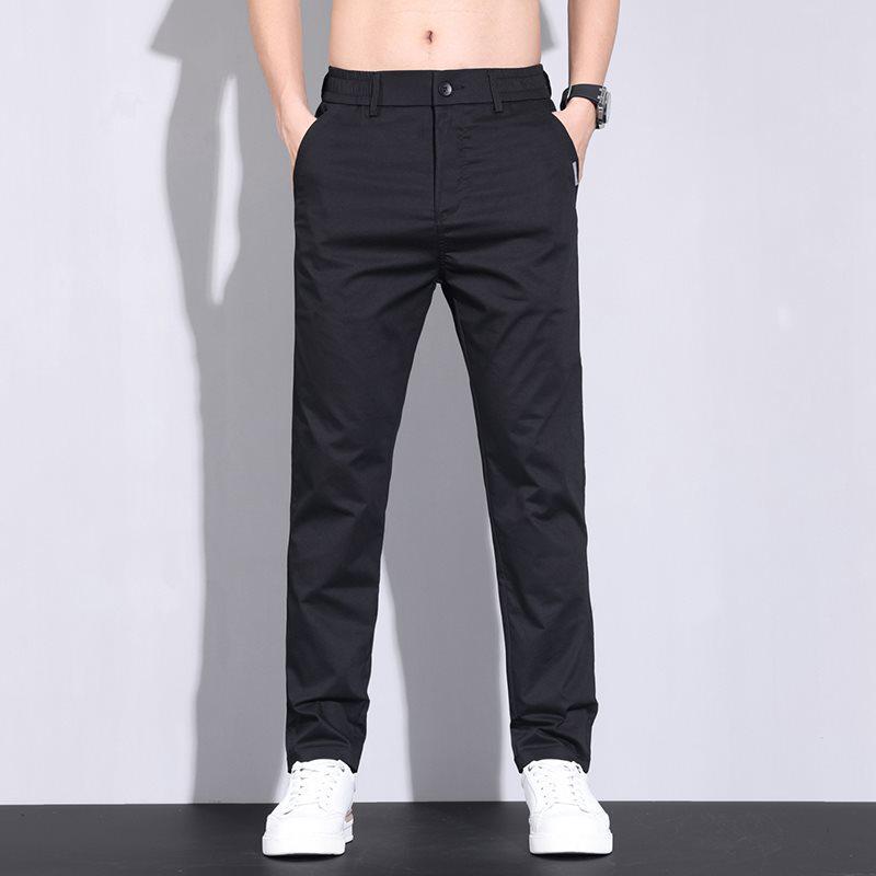 Summer Men s Slim Fit Ice Silk Casual Trousers 33