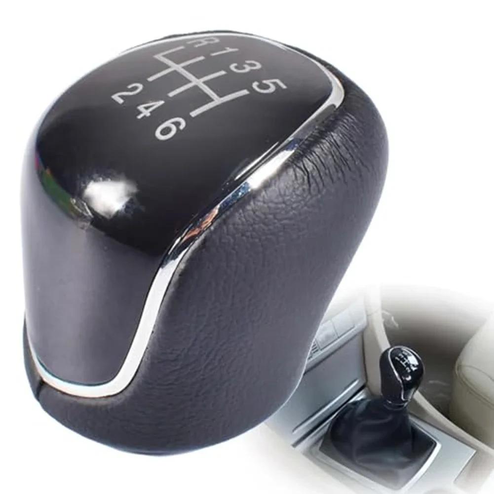Precise Transitions Car Interior 6 Speed Gear Knob Car Gear Shift Knob ABS Plastic Cover Comfortable Grip Easy Installation