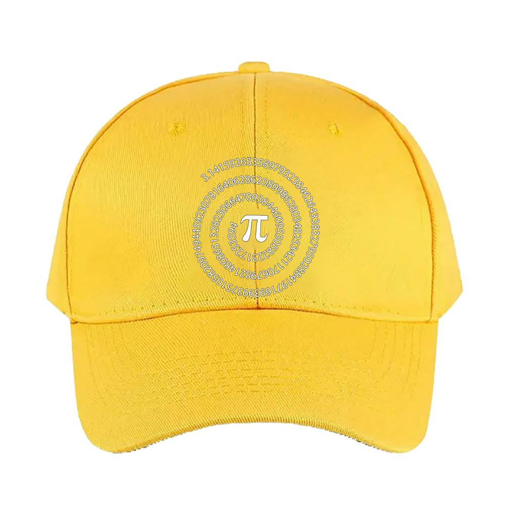 funny pi day Summer Woman Man Adult Peaked Hat Fashion Casual Adjustable Printed Baseball Caps Funny Dad Trucker Cap