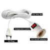 EU Plug E27 Lamp Base Holder Power Cord Cable 4m E27 Hanging Pendant LED Fixture Lamp Bulbs Socket Cord Adapters With Switch