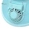 Fan Hat 3 Speed Adjustable Fan Angle Outdoor Hat Rechargeable Small Fan Large Brim Hollow Top Hat Anti-UV Travel Hat