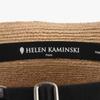 Helen Kaminski Rosalie Natural Black Visor Sun Cap Hat51251
