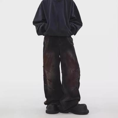 Herrjeans med lös rak passform: Vintage Amerikansk High Street-design