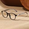 Fashion High-definition Anti Blue Light Reading Glasses Men Women Leopard Print Full Frame Portable Presbyopia Eyeglasses
