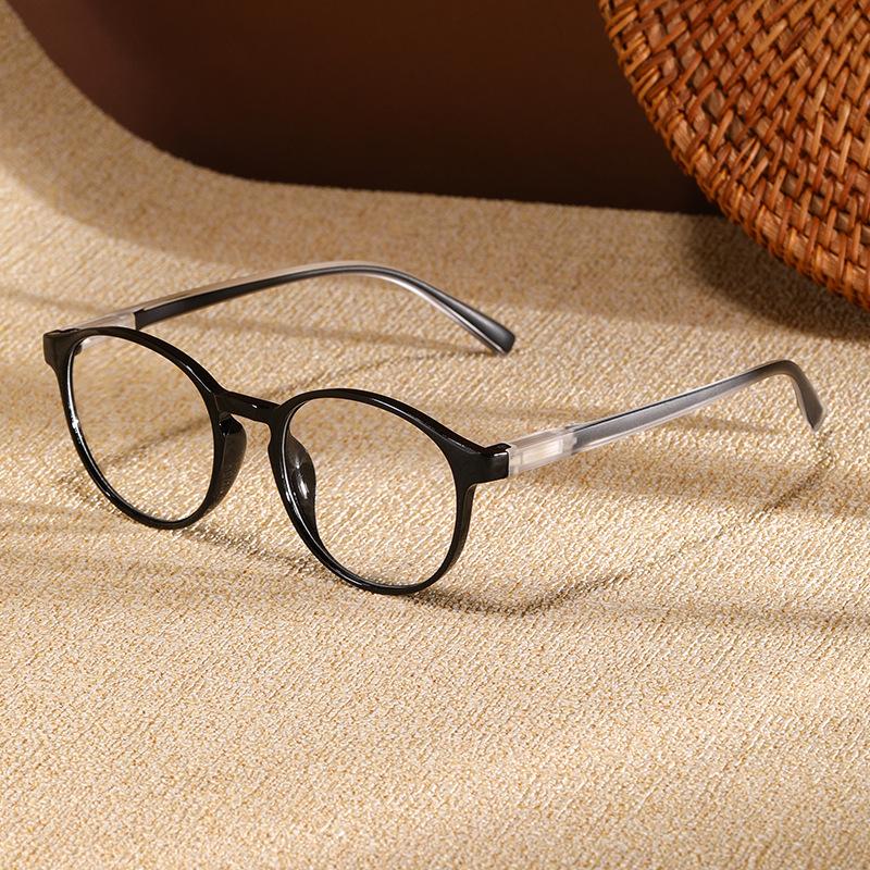 Fashion High-definition Anti Blue Light Reading Glasses Men Women Leopard Print Full Frame Portable Presbyopia Eyeglasses