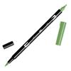 Tombow Dual Brush Pen ABT 158 Water-Based Graphic Marker for Illustration and Hand Lettering, Dark Olive