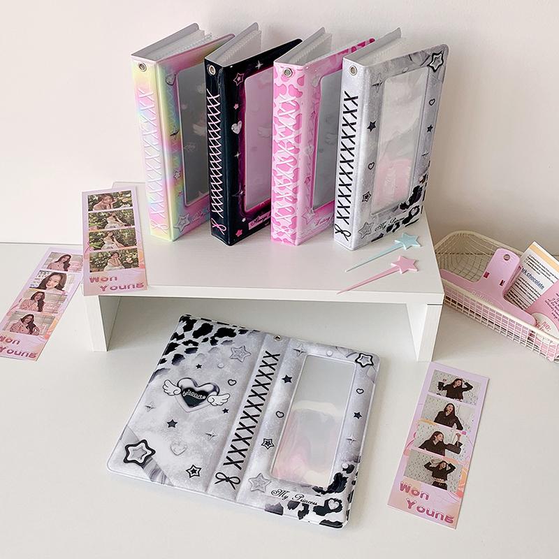 Stjerne Po Booth Rammer - Po Booth Album For 2X6 Tommers Po Striper Bryllupsalbum 2 X 6 Bokmerkeholder 18 Sider 36 Pos