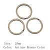 Alloy Split Key Ring Size 25-30mm Keychain Making Findings Accessories For Jewelry DIY Charm Bracelet Beads