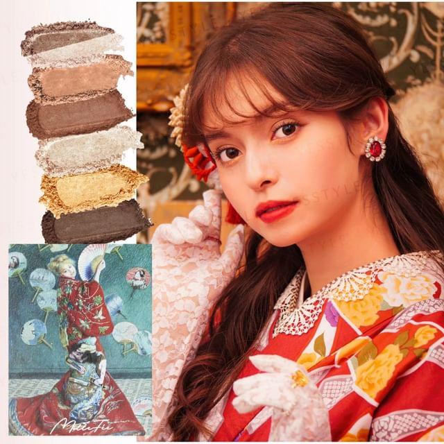 MilleFee - Палитра теней для век  Глаза Моне  07 La Japonaise 6g