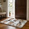 Floor Mat Soft Flannel Rug Non Slip Absorbent Mat for Bathroom Bedroom Home Decor Loom I Imagine Dragons band