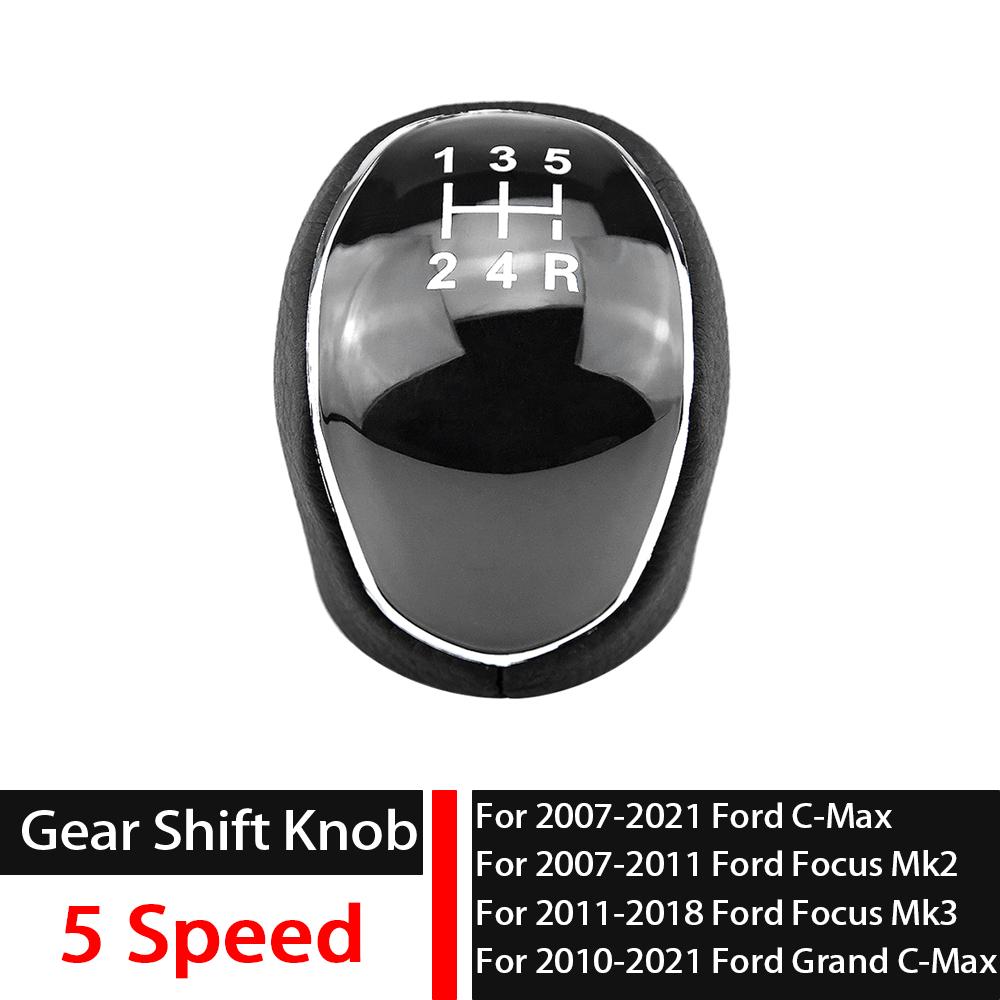 Car Accessories Gear Shift Knob 5/6 Speed Shift Knob Fit For 2010- Ford Grand C-Max For 2008- Ford Kuga Auto Accessories
