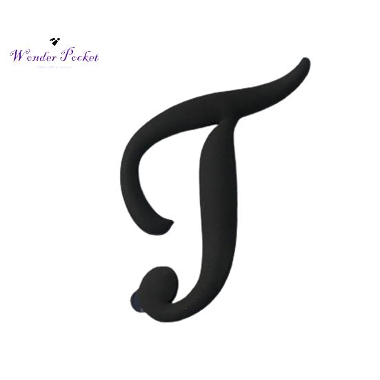 Englischer Buchstabe Tasche Handtasche Loch Charm Strandtasche Dekoration Weiches EVA AZ Alphabet Buchstabe DIY