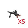 Military Building Blocks Accessories Soldier Figures Weapons Guns Mini Bricks USA Soviet Pistols Kids Toy Gifts Set R050