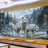 Snow Wolf Large Size Diamond Painting New Collection Wild Animals Diy Full Drill Rhinestone Embroidery Mosaic Cross Stitch Kits