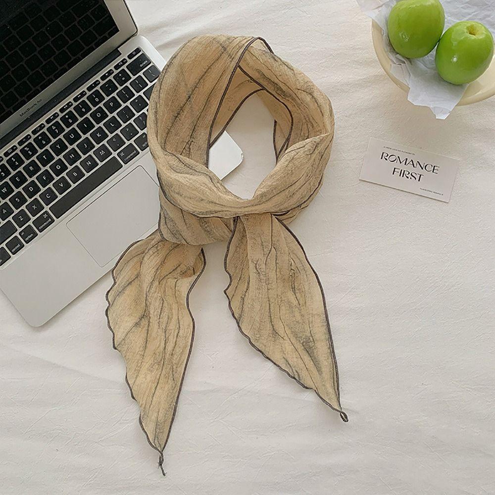 Multicolor Scarves Photo Props Scarf Neck Wraps Fashion Neckerchief Women