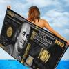 Creative USA Dollar Towel Microfiber Beach Towel Absorbent Quick dry Soft Yoga Swimming Resort Mountain Climbing Towel