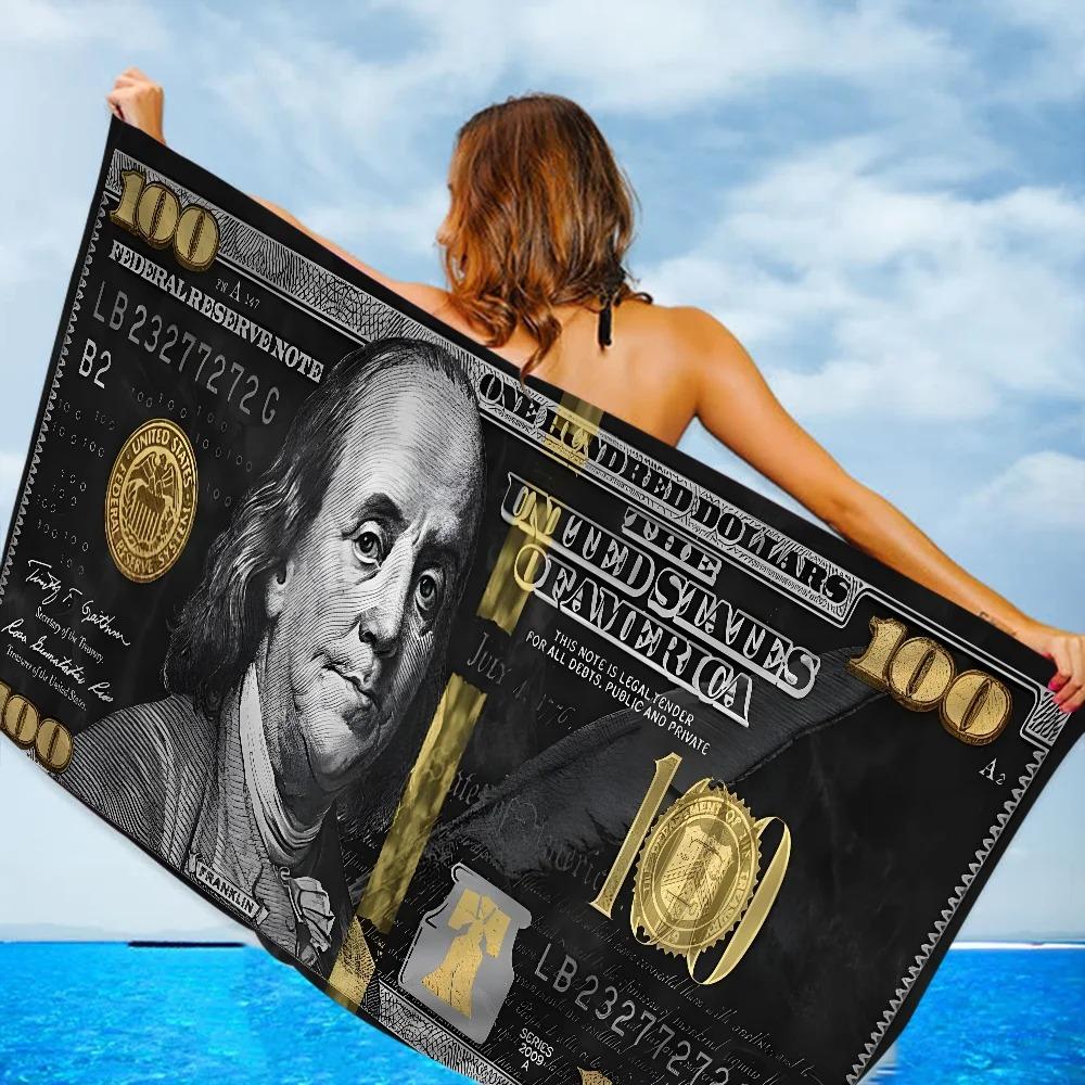 Creative USA Dollar Towel Microfiber Beach Towel Absorbent Quick dry Soft Yoga Swimming Resort Mountain Climbing Towel