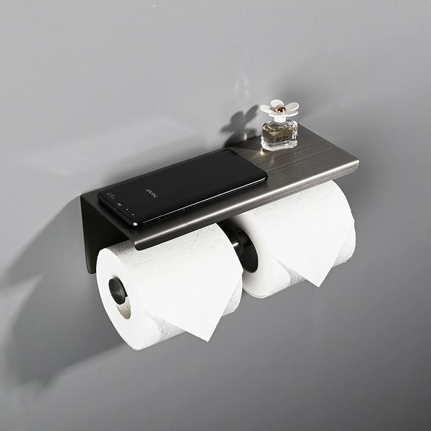 Stainless Steel Multifunctional Mobile Phone and Toilet Paper Holder
