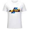 Yellow Formula 1 Race Car Retro Racing Man's T-Shirt