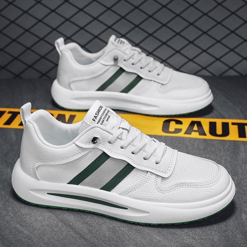 Summer Breathable Mesh Board Shoes Casual Shoes Men's Mesh Shoes Student Shoes Sports Shoes Trendy Shoes White Shoes