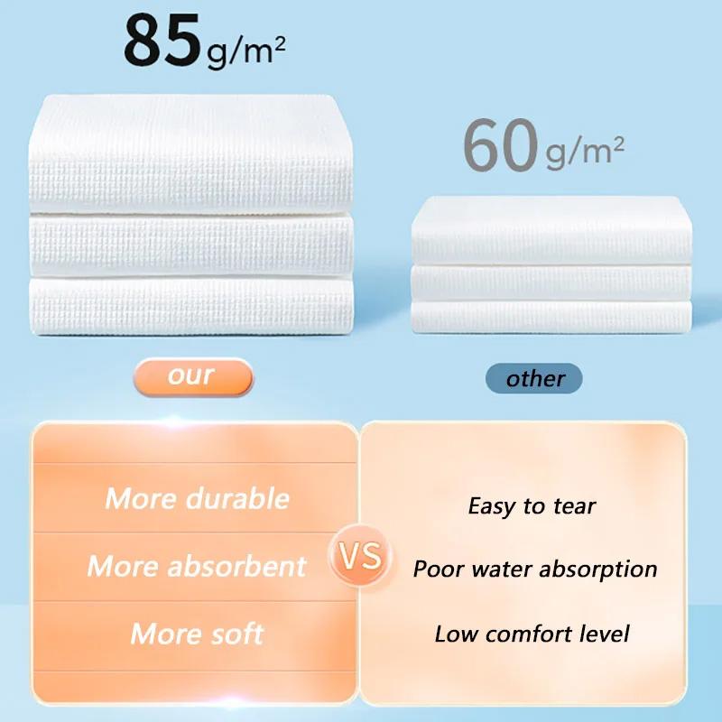 1PC Bath Towel Thickened & Enlarged Disposable Portable Individual Packaging 70x140cm Compressed Non-woven Quick-Drying