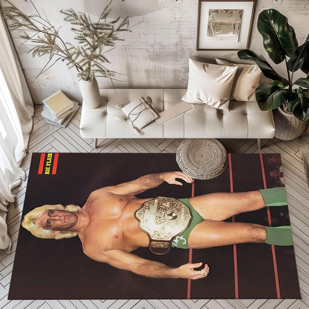 Ric Flair2 Square Rugs Are a Great Choice for Living Rooms, Bedrooms, Home Décor, and As Gifts.