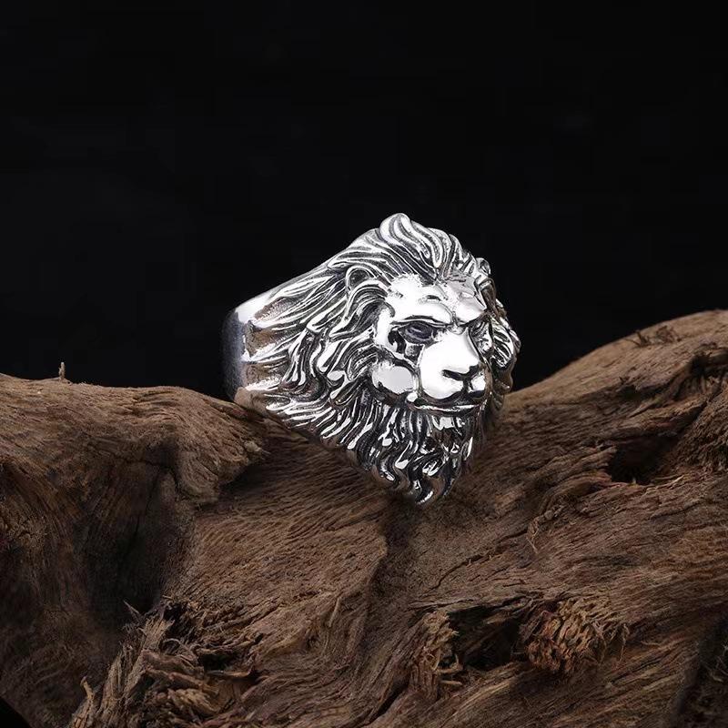 The King Of Beasts Lion Ring Male Domineering Operation Can Adjust The Trend Ring 