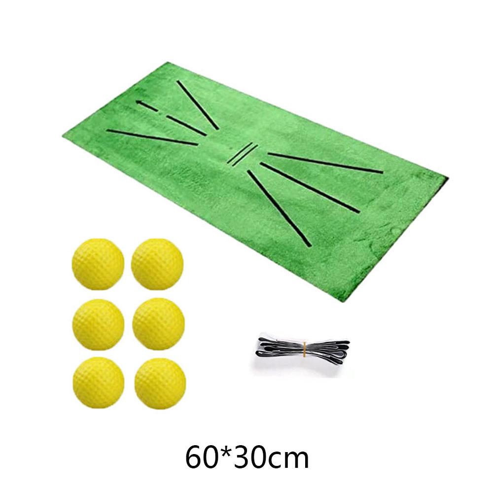 Portable Golf Swing Practice Mat: Indoor/Outdoor Trajectory Training