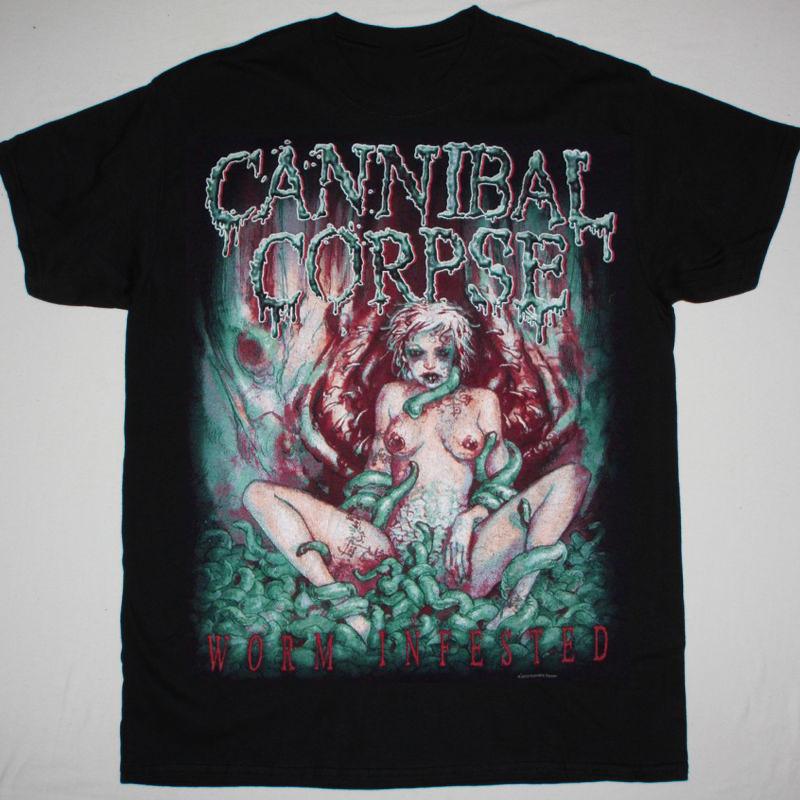 SALE New Cannibal Corpse Worm Infested Shirt Black Men All Size Shirt Unisex T-Shirt
