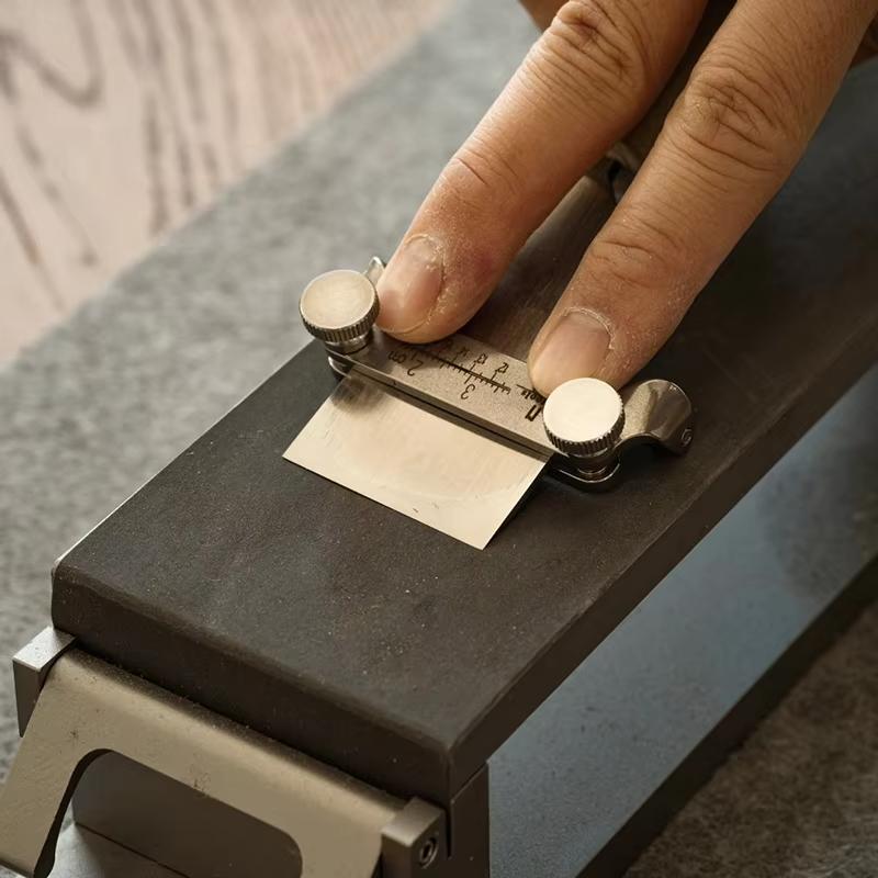 1Pc Fixed Angle Sharpening Frame Knife Sharpener High Quality With Auxiliary Scale For Planer Chisel Carving Knife