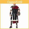 Halloween Roman Warrior Costume For Stage Performances With Cotton Blend Fabric