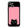 Cute Cartoon Black Cat Phone Case For Samsung Galaxy S26 S25 S24 S23 S22 S20 Ultra S21 FE 5G S10 Plus TPU Shockproof Cover