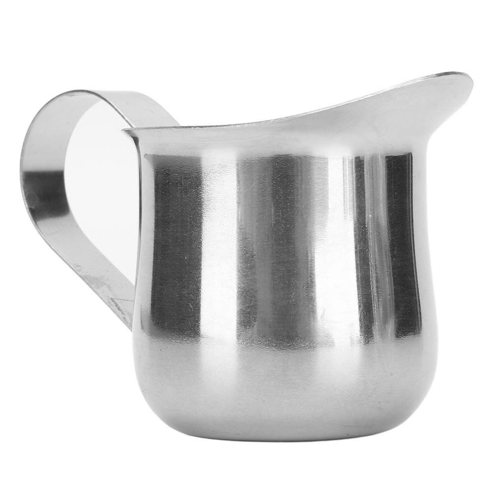 Milk Frothing Pitcher Stainless Steel Ergonomic Milk Frothing Cup Jug Steaming Pitcher for Coffee