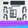 For BAIC BJ40 PLUS Full set interior Film Navigation screen Cover Anti-scratch Sticker Gear Panel Transparent Protection Films