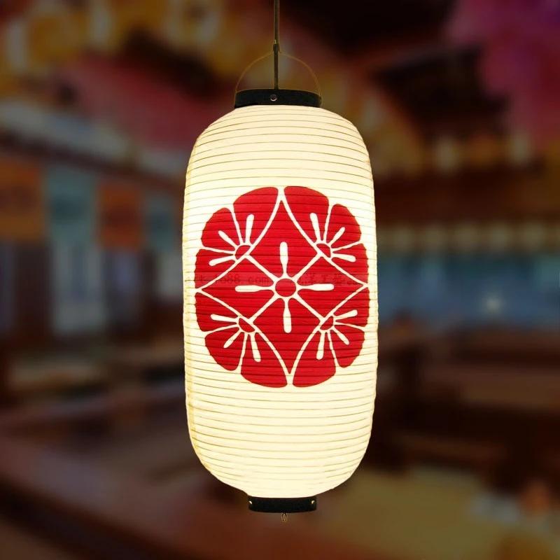 Japanese Style 25x50cm PVC Waterproof Lantern Sushi Ramen Izakaya Korean Cuisine Restaurant Pub Decor Hanging Lantern Outdoor