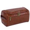 Men's Large Waterproof PU Toiletry Bag - Travel Cosmetic Organizer