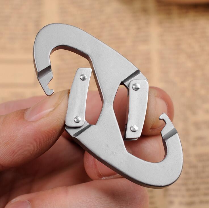 

1/2/3 шт. Высококачественная пряжка-карабин 8-образный алюминиевый карабин металлический цвет защелкивающийся зажим крючок брелок пряжка для походной бутылки