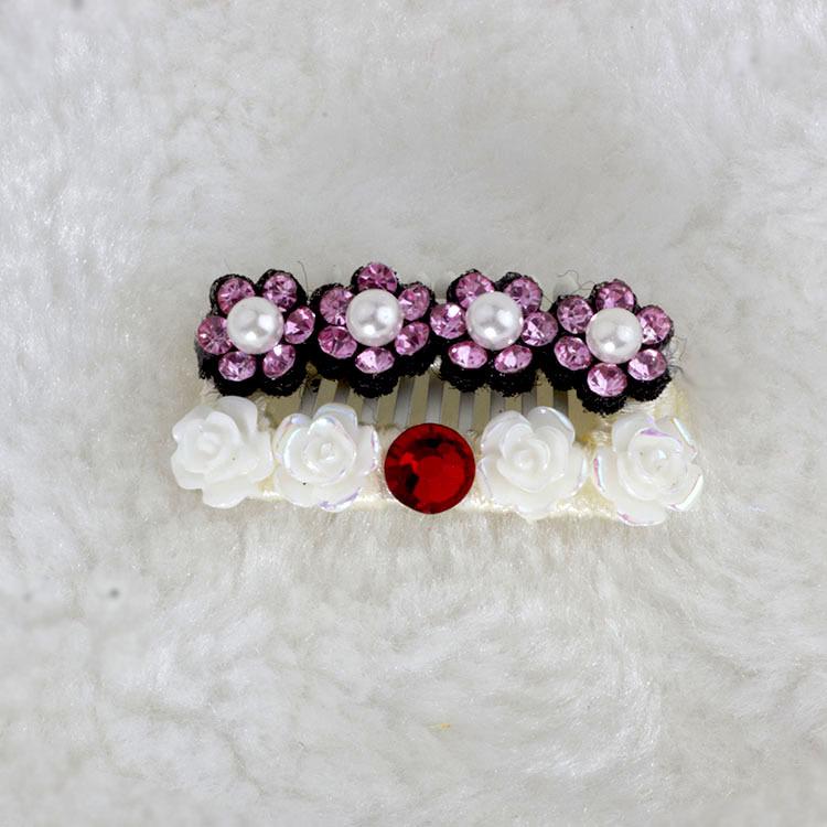 Rhinestone Hair Clip for Small Pets: Maltese, Yorkshire Terrier, Shih Tzu