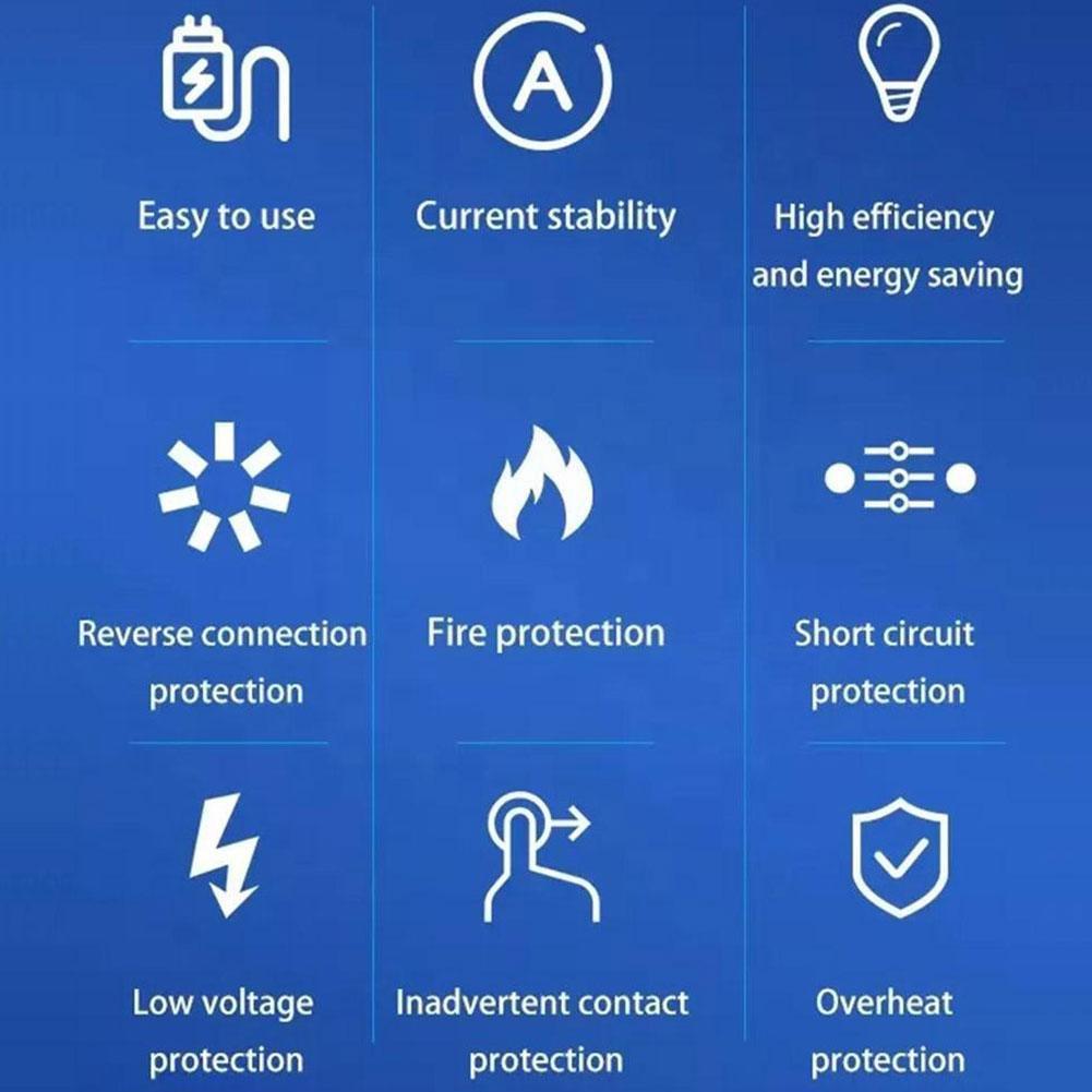 LED Display Car Motorcycle Battery Charger Multiple Current Motorcycle Voltage Adjustment Charger Protection Battery Intell V1C9