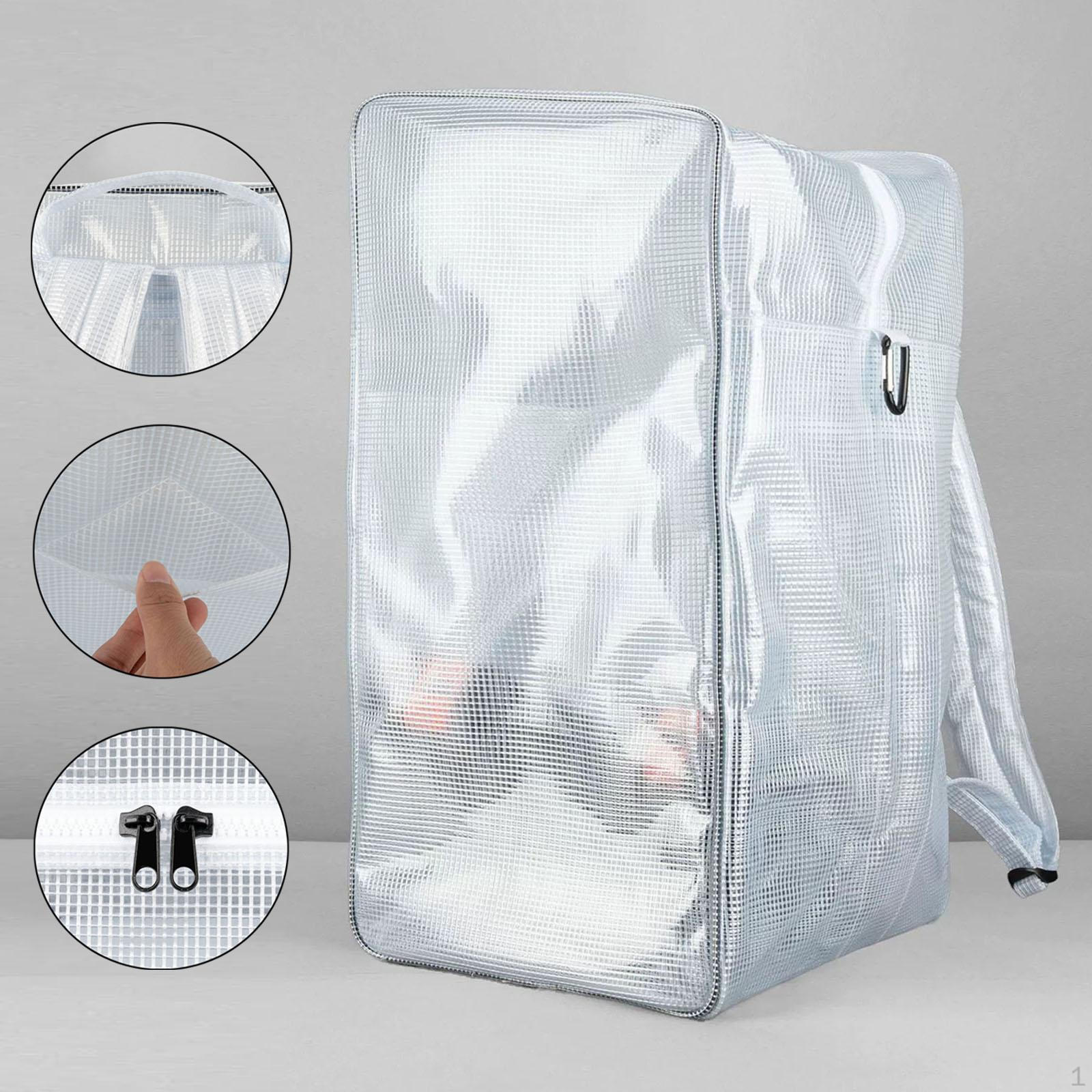 

Рюкзак-сумка для инструментов для чистых помещений, многоцелевой прозрачный портативный ПВХ с плечевым ремнем для механиков,