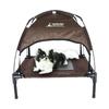 Trade Works CAPTAIN STAG Dog Tent Cot, Small | Pet Supplies, Folding Dog Tent Cot, Pet Cot, Shikabancho, Camping, Outdoor (Khaki)