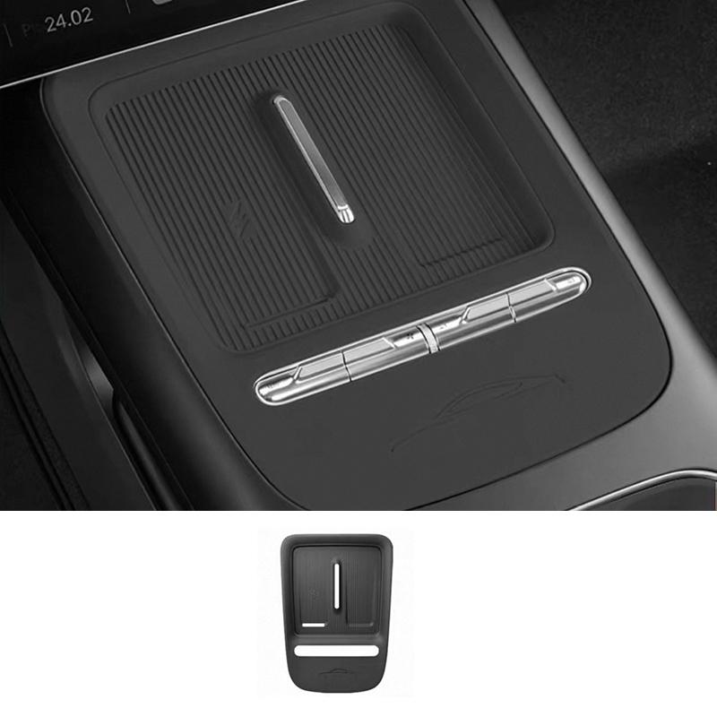 For Xiaomi SU7 2026 Central Control Wireless Charging Silicone Pad Storage Pad Accessories