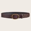 Elegant Waist Band Retro Punk Waistband PU Leather Belt Waist Ornament for Fashion Forward Individual Essential